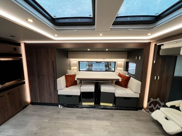 Viehtransporter LKW MERCEDES-BENZ ACTROS 2651 MOTOHOME 3 Pop-Out Vollausstattung