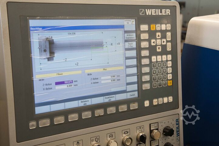 Cycle-controlled lathe WEILER E 50 HD x 1000