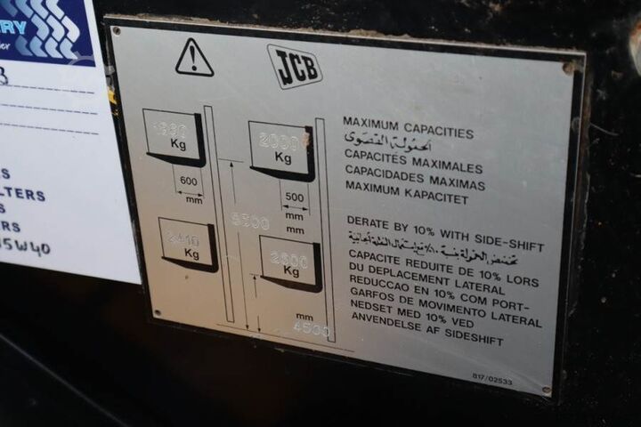 Rough terrain forklift JCB 926 Valid inspection, *Guarantee! Diesel, 4x4 Driv