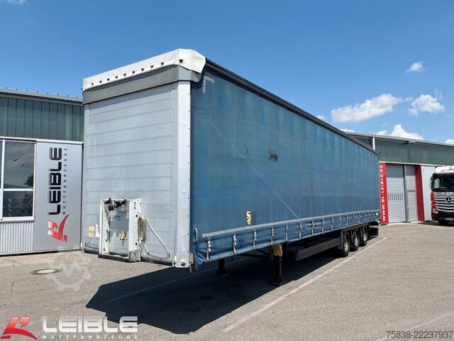 Auflieger mit Pritsche & Plane SCHMITZ CARGOBULL SCS 24*Varios Mega Tautliner*Hubdach*