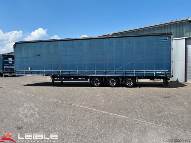 Auflieger mit Pritsche & Plane SCHMITZ CARGOBULL SCS 24*Varios Mega Tautliner*Hubdach*