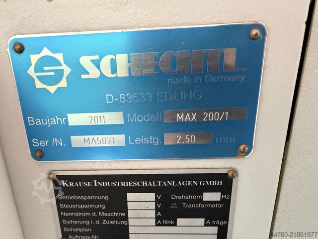 Schwenkbiegemaschine Schechtl MAX 200