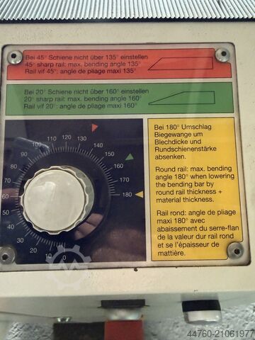 Schwenkbiegemaschine Schechtl MAX 200