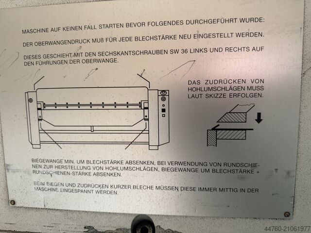 Schwenkbiegemaschine Schechtl MAX 200