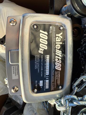 Kettenzug Seilzug Flaschenzug Yale lif360