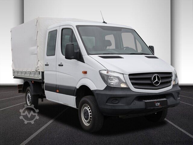 Curtain sider van Mercedes-Benz Sprinter 316CDI DOKA,Allrad,Klima