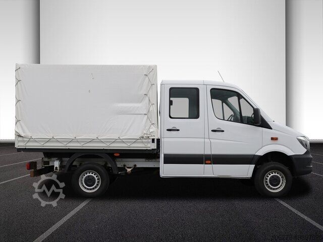 Curtain sider van Mercedes-Benz Sprinter 316CDI DOKA,Allrad,Klima