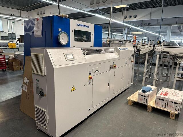 Wohlenberg Klebebinder Quickbinder  + Wohlenberg Trim-Tec 45i - (2011) Wohlenberg Quickbinder