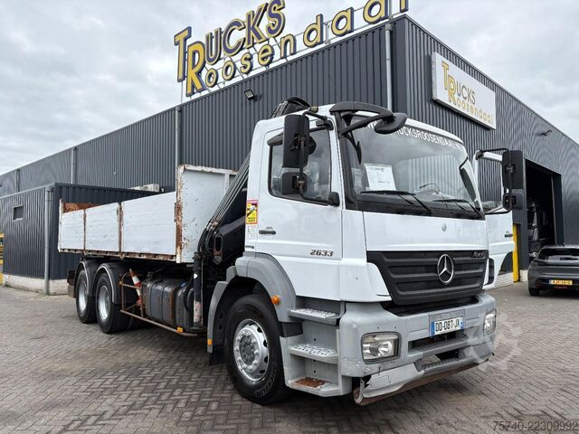 Kranwagen Mercedes-Benz Axor 2633 + HIAB 122 B-2 + 6X4 + REMOTE + MANUAL
