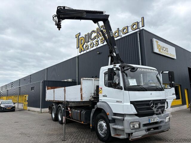 Crane Mercedes-Benz Axor 2633 + HIAB 122 B-2 + 6X4 + REMOTE + MANUAL