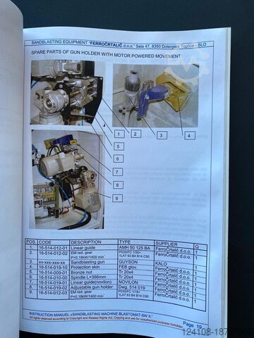 Automatische Sandstrahlanlage | Sandstrahlmaschine | Programmierbar Ferro Crtalic d.o.o. Blastomat SW II