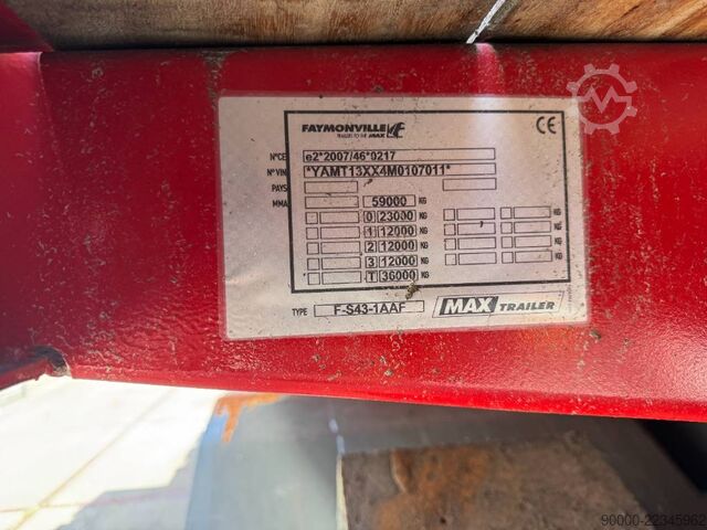 Low loader Faymonville MAX 110