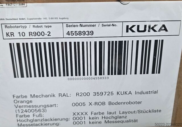 Industrieroboter KUKA AGILUS - KR10 R900-2
