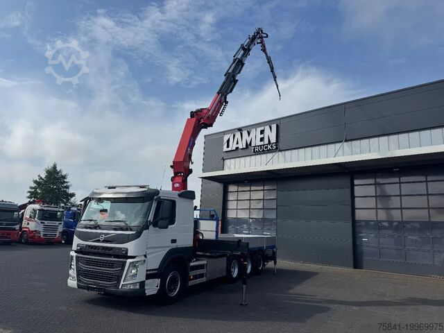 Crane truck Volvo FM 500 8x4 Euro 6 HMF 4020 K5 + JIB FJ 1000-K5