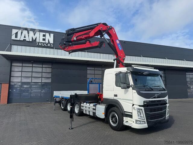 Crane truck Volvo FM 500 8x4 Euro 6 HMF 4020 K5 + JIB FJ 1000-K5