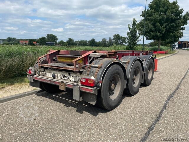 Container transport Fliegl SDS380 20FT Tank / ADR / BPW Disc