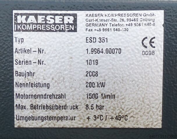Schraubenkompressor ESD351 Kaeser ESD351