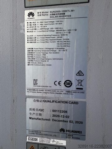 Photovoltaic solar plant 676.13 kWp HUAWEI 
