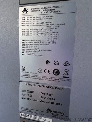 Photovoltaic solar plant 676.13 kWp HUAWEI 