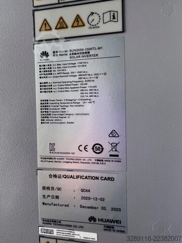 Photovoltaic solar plant 676.13 kWp HUAWEI 
