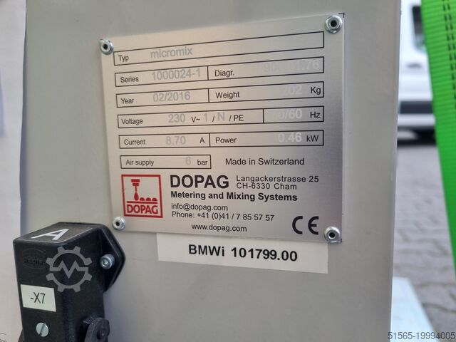 Dosier- und Mischstation DOPAG Micromix