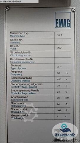 Vertikaldrehmaschine EMAG VL 4