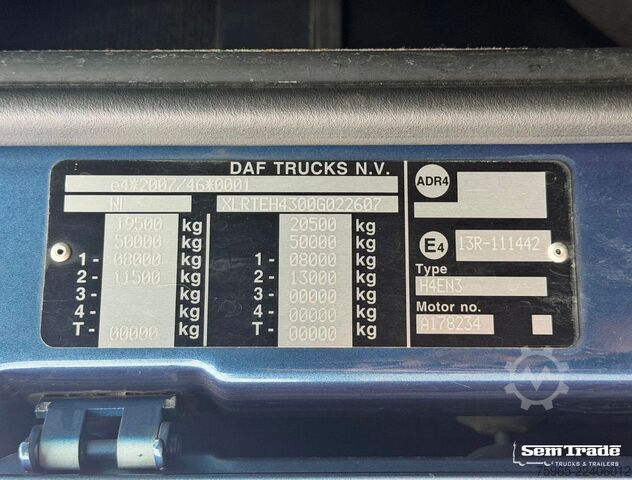 Standard tractor unit DAF XF 460 SSC FT 2X TANKS SMART TACHO2 FULL SPOILER