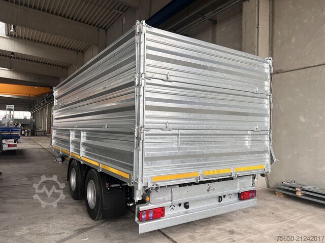 Kippanhänger Möslein TTD 19 AB  19 t Tandemkipper Tieflader, Breitbereifung 2 x Aufsatzbordwänden-- Neufahrzeug --