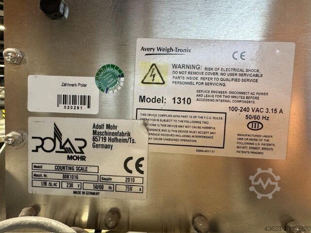 Papier Schneidanlage Polar 137 XT AT PACE