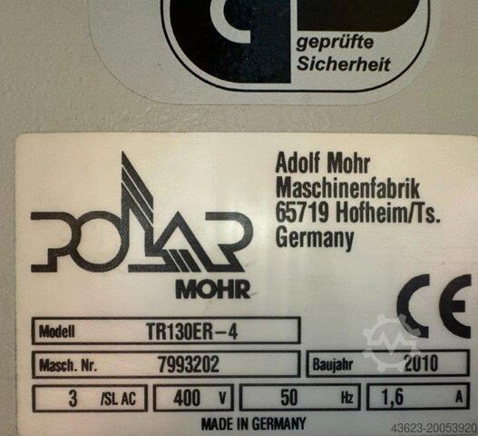 Papier Schneidanlage Polar 137 XT AT PACE