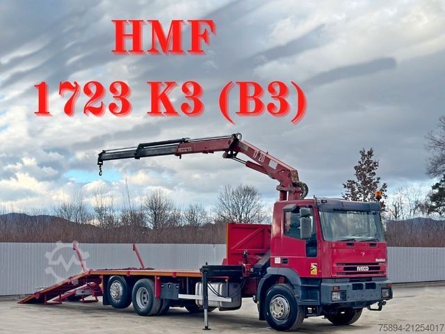 Abschleppwagen IVECO EUROTEC 260E31* Abschleppwagen 7,30m* KRAN