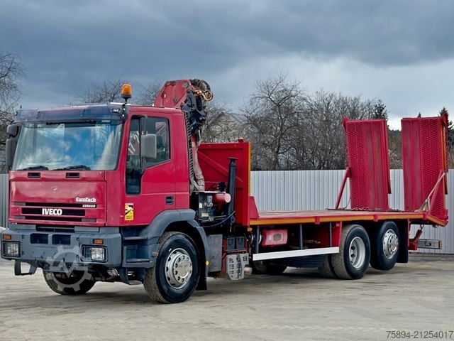 Abschleppwagen IVECO EUROTEC 260E31* Abschleppwagen 7,30m* KRAN