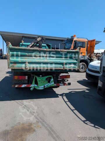 Kipper LKW MAN 8-174 / Hiab 045 Kran / Kipper Meiler