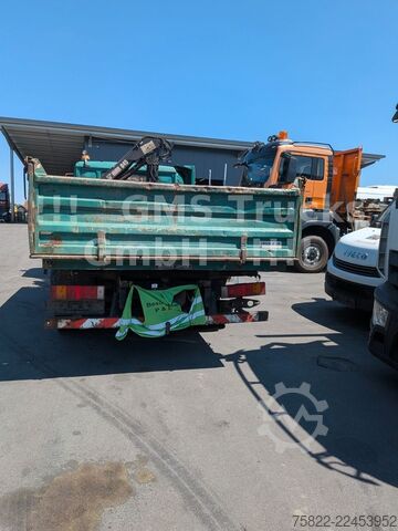 Three-sided tipper truck MAN 8-174 / Hiab 045 Kran / Kipper Meiler