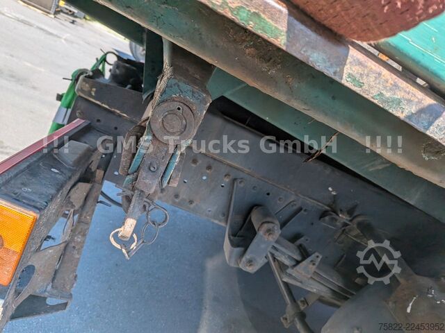 Three-sided tipper truck MAN 8-174 / Hiab 045 Kran / Kipper Meiler