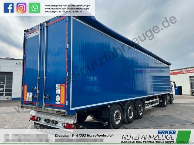 Walking floor semitrailer KRAKER Schubboden 91m³