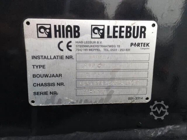 Müllwagen DAF CF 75 250 FAN + Geesink garbage + Krane HIAB 195