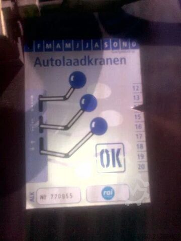 Müllwagen DAF CF 75 250 FAN + Geesink garbage + Krane HIAB 195