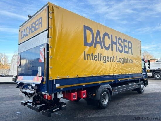 Flatbed truck with tarp MERCEDES-BENZ ATEGO 1524 PLANE, LBW,  E6, MIETE - MIETKAUF