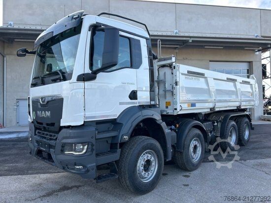 Dreiseitenkipper LKW MAN TGS 35.520 3-SEITENKIPPER, 8X4,  MEILLER-KIPPER, BORDMATIK, AUTOMATIK, E6, RETARDER