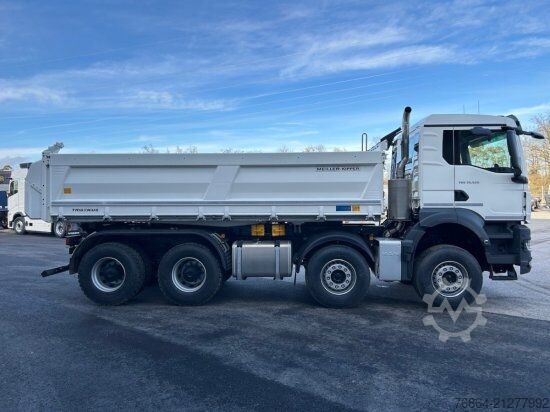 Dreiseitenkipper LKW MAN TGS 35.520 3-SEITENKIPPER, 8X4,  MEILLER-KIPPER, BORDMATIK, AUTOMATIK, E6, RETARDER