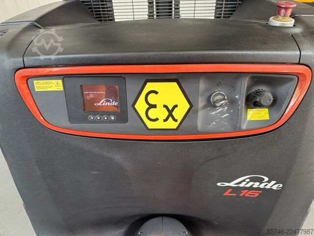 L 16 * DEMO * Atex EX * Proplan 3G / Z2 * Triplex FFL * NEUE Batterie!! LINDE L 16 * DEMO * Atex EX * Proplan 3G / Z2 * Triplex FFL * NEW battery !!