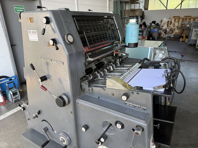 Offset printing press Heidelberg GTO 52 Plus mit N&P