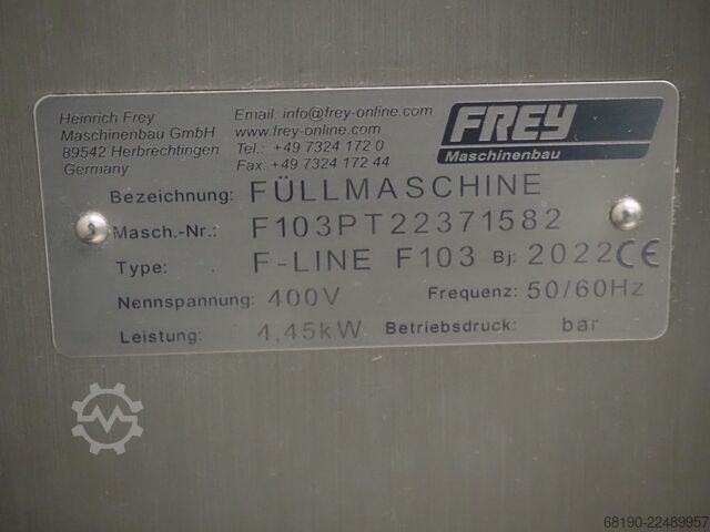 Vacuum filler Frey F103