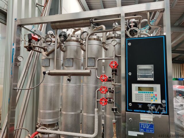 Distillation plant for ultrapure water ZETA Anlagenbau Kemiterm 100 MS/E-4