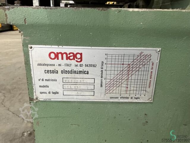 Sheet shears  OMAG CEL 154 OMAG CEL 154