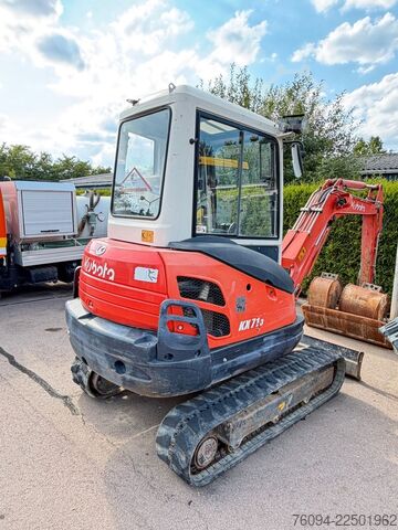 Mini excavator KUBOTA KX 71-3 Minibagger Schnellwechsler Löffel