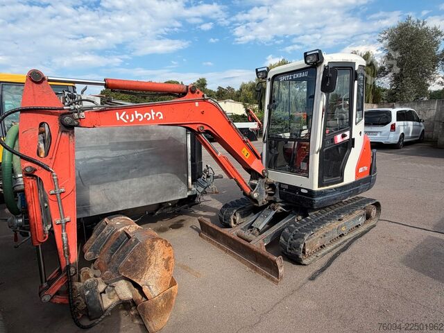 Mini excavator KUBOTA KX 71-3 Minibagger Schnellwechsler Löffel