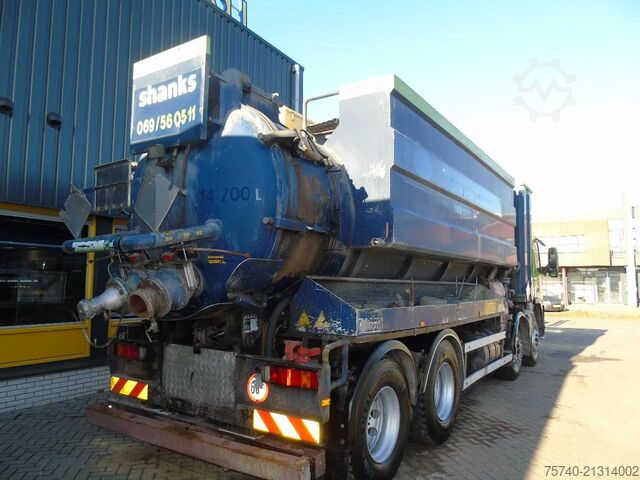 Vacuum truck Volvo FM 12.340 12.340 + ecota 14.700 liter + 8x4 + e...