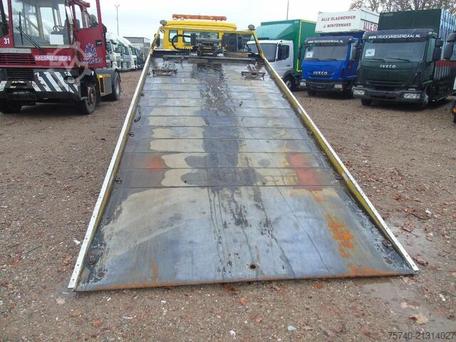 Car transporter MAN TGL 8.180 + winch + MANUAL + EURO 5 + system wo...